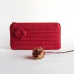 Red Bridal Wedding Clutch o..