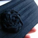 Black Bridal Wedding Clutch..