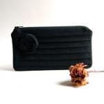 Black Bridal Wedding Clutch..