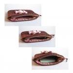 Garnet Burgundy Brown jacqu..